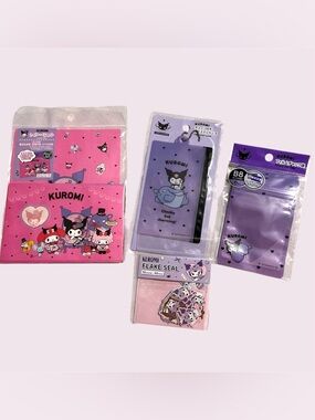 Sanrio Kuromi Pink and Purple Stationery Set